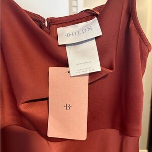 BHLDN Rust Sleeveless Dress NWT size 6